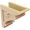 Ekena Millwork 6"W x 12"D x 12"H Classic Mayflower Rough Cedar Woodgrain TimberThane Corbel, Primed Tan CORUR06X12X12MAYRCPR - alternate 5